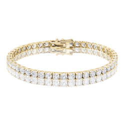 10.50ct Diamond Tennis Bracelet In 18ct Yellow Gold